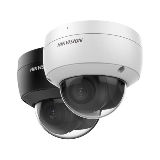 Cámara de red domo fija con micrófono incorporado AcuSense de 4 MP Hikvision