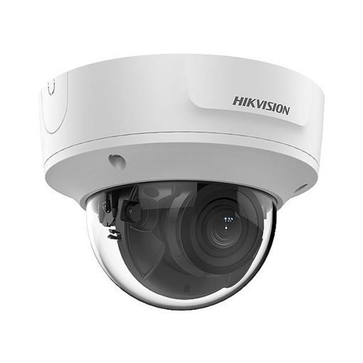 Cámara de red domo varifocal motorizada AcuSense de 4 MP Hikvision
