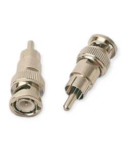 Conector BNC macho a RCA macho