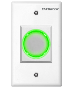 Botón de salida no touch blanco